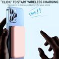 thumbnail image 6 of Hendoct 10000mAh 15W Fast Charge Magnetic Power Bank, Portable Wireless Magsafe Battery Pack Compatible with iPhone 14/13/12 Series-Pink, 6 of 9