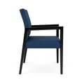 thumbnail image 4 of Pemberly Row Chaise Grand pour Invités pour Réception d'Attente, Cadre en Bois, Bleu, 4 of 5
