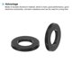 thumbnail image 4 of Espaciador de aluminio M8, 8 piezas de espaciadores de metal de aluminio 8.2mm ID x 16mm OD x 2mm L para tornillos de 1/3in o M8, negro, 4 of 6