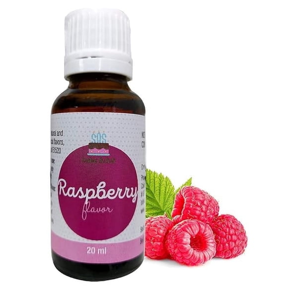 Cake S.O.S Raspberry Liquid Flavoring, 0.68 fl oz (20 ml)