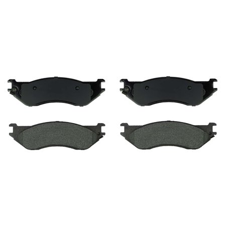Gridiron Brakes Semi-Metallic Front Brake Pad Set Driver and Passenger Side - ID897 (Replaces Part# MKD897)