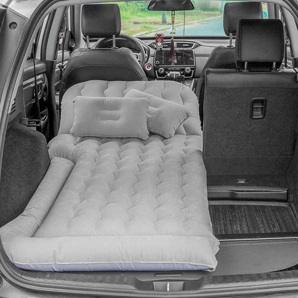 Inflatable Travel Mattress PVC Flocking Soft Sleeping Rest Cushion for Car SUV,SUV Inflatable Mat,Car Inflatable Bed