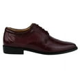 thumbnail image 5 of LIBERTYZENO Mens Classic Eel Print Genuine Leather Formal Oxford Shoes, Burgundy, 5 of 7