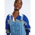 thumbnail image 3 of Scoop Women's and Women's Plus Cotton Barrel Overalls, 24", 26", and 28" Inseams, Sizes XS-4X, 3 of 4