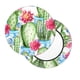 thumbnail image 2 of Balery Flowers and Cactus Fundas de asiento para taburete de bar redondo de tela de terciopelo ajustables que protegen de arañazos y manchas para sillas de 14 a 17 pulgadas.-13 inch, 2 of 7