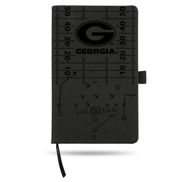 Rico Industries Steelers Laser Engraved Brown Notepad with Elastic Band