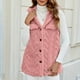 thumbnail image 4 of Chaquetas y abrigos casuales sin mangas con capucha para mujer, blusa lisa sin mangas con capucha, abrigo, chaqueta, tops de poliéster para mujer, 4 of 8