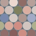 thumbnail image 2 of Grayscale 20x20 Gold Ornate Wood Framed with Double Matting Museum Art Print Titled - Soft Circles III, 2 of 4