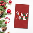 thumbnail image 2 of Christmas Napkins, Holly Jolly, Red Paper Dinner Napkins, Christmas Table Decor and Guest Towels, Christmas Gift, Christmas Party Favors (6Pack - Red), 2 of 3