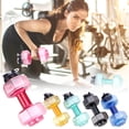 thumbnail image 1 of Ganfancp 2.6 L Mancuernas Botella de Agua Grande Deporte Running Fitness Kettle Gym Botella de Agua con Mancuernas de Gran Capacidad Rebajas Hoy Liquidación 1X Mancuernas Llenas de Agua, 1 of 2