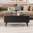 thumbnail image 6 of JOINICE Lift Top Coffee Table with Storage,Rectangle Sofa Table for Living Room,Black, 6 of 7