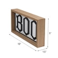 thumbnail image 6 of Boo Framed Tabletop Sign Decoration, Black and White, 10" x 5", Halloween by Way To Celebrate, 6 of 6