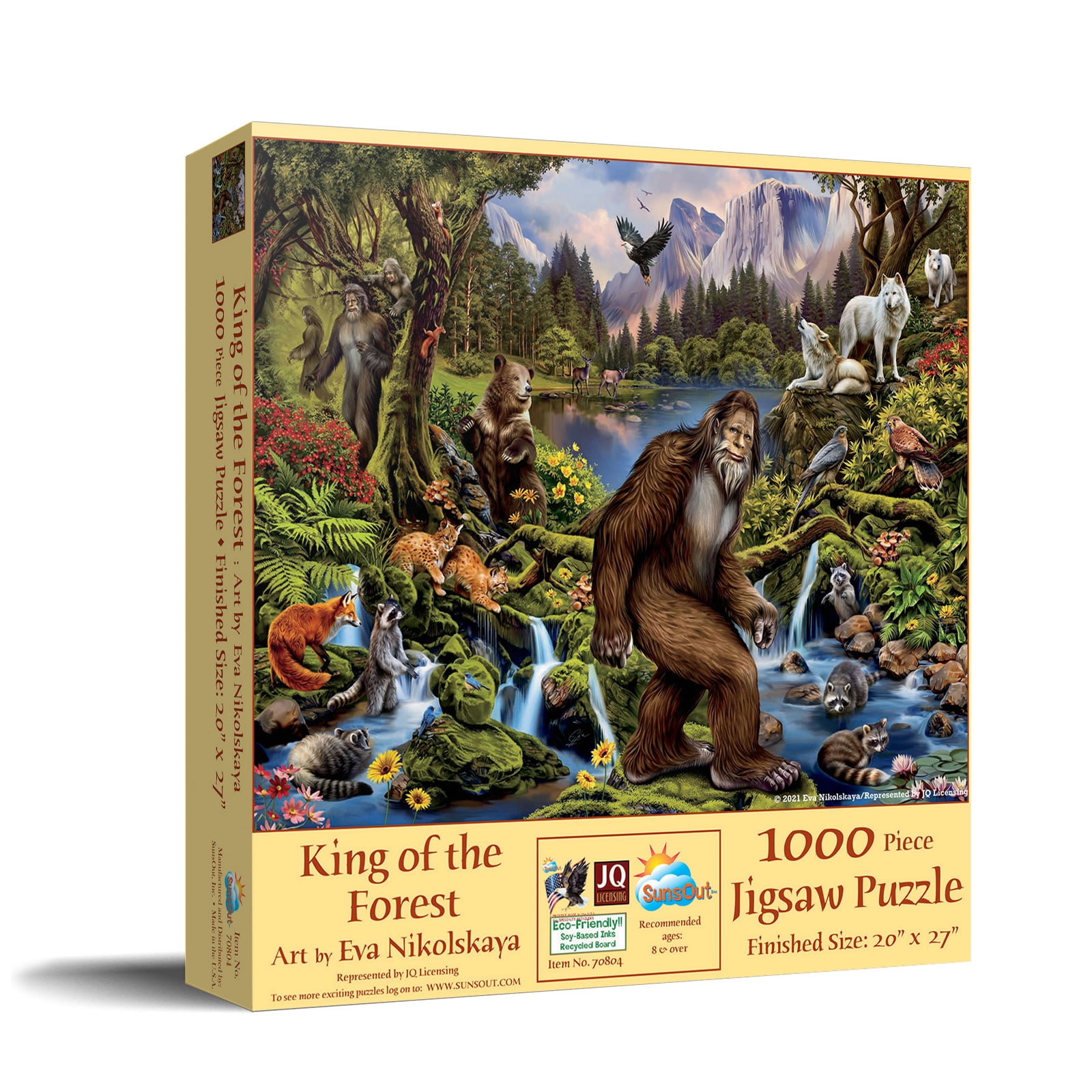 Out of the Forest Bigfoot Jigsaw Puzzle (850 Pieces