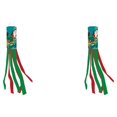 thumbnail image 3 of Wosthever Navidad Windsock Flexible Ligero Santa Claus Muñeco de nieve Viento Colgando Bandera Festival Celebraciones Decoraciones para el hogar Type4 NO4, 3 of 6