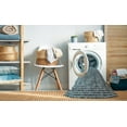 thumbnail image 2 of Ahgly Company Machine Washable Indoor Rectangle Transitional SkyBlue Area Rugs, 5' x 7', 2 of 7