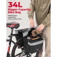 thumbnail image 2 of Bolsa para bicicleta KEMIMOTO, portaequipajes traseros, 34 L, resistentes al agua, 2 of 8