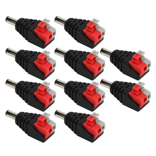 Cable Coaxial A Conector Macho BNC, Pines Chapados En Oro De Alta Resistencia, Botón De Tornillo, Enchufe AV, Terminal De Cámara, Adaptador Macho, Soldadura Para Vigilancia CCTV