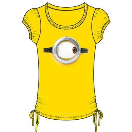 Disney Youth Minions One Eyed Right Large Fashion Top Side Ties