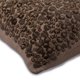 thumbnail image 3 of Funda de almohada marrón con lentejuelas 3D y hojas tropicales, 35 x 35 cm (14 x 14 pulgadas), cuadrada de seda, con diseño floral., 3 of 5