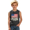 thumbnail image 3 of American Flag Tank Tops Girls Patriotic Shirt USA Flag Stars Stripes Print Sleeveless T-Shirt 4th of July Tee Tops, 3 of 6