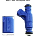 thumbnail image 3 of GHSDFBB 2 Pcs Injecteur de Carburant avec Harnais à Queue de Cochon, pour Polaris Ranger RZR Sportsman 700 800, Injecteurs en Métal et Plastique Composite Vitesse au Ralenti Plus Fluide Réponse de l'Accélérateur, Remplacer 1202863 1253558-2, 3 of 5