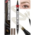 thumbnail image 1 of Bolígrafo para cejas Vevivia Lighting Magical 2 en 1, impermeable, color marrón claro, 1 of 7