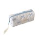 thumbnail image 2 of Bowknot Pencil Case For Girls Quilted Cottons Pen Bag Cute Large Capacity Stationery Organizer For Students Cosmetic Makeup Pouch With Zipper, 2 of 6