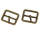 thumbnail image 2 of 10x Barra deslizante de metal Tri-deslizamientos Hebillas de pasador de rodillo Correa deslizante Alambre de costura Artesanía Baoblaze Hebilla de cinturón rectangular, 2 of 6
