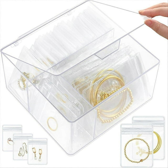 Acrylic Jewelry Box Organizer, Clear Jewelry Organizers and Storage