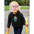 thumbnail image 2 of Monster Eating Cake Hoodie Toddler -Image by Shutterstock,  5 Toddler, 2 of 4