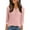 Pinky, variant on Long Sleeve Tops for Work New Women's Winter Casual Solid Color Round Neck Button Knitted Striped Brushed Loose Sweater Three-Quarter Sleeve Tops Style B-6 Army Green L