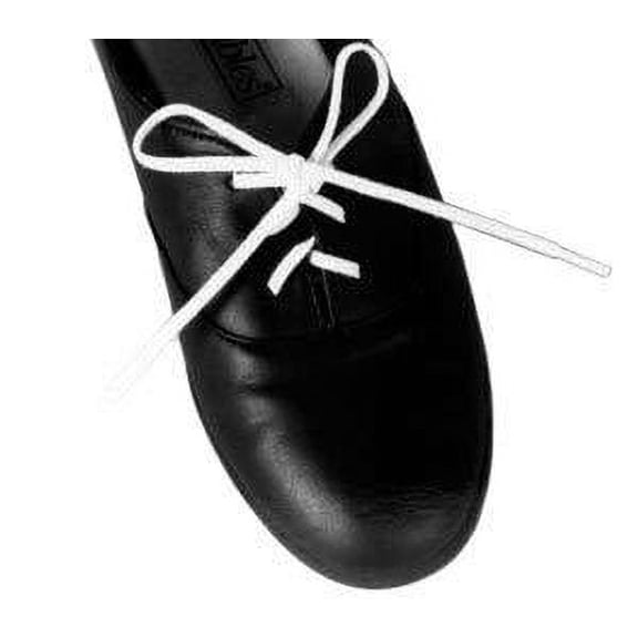 Elastic Shoe Laces, White, 24", Package of 2 Pair