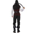 thumbnail image 2 of Pirata de disfraces de Halloween para hombres, Disfraz de calavera de lujo para carnaval, ropa de Cosplay de capitán adulto para fiesta, 2 of 5