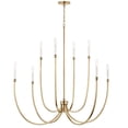 thumbnail image 6 of 52699CPZ Kichler Lighting Malene - 8 Light Chandelier-43.5 Inches Tall and 45.25 Inches Wide-Champagne Bronze Finish, 6 of 11