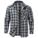 thumbnail image 5 of Blusa y camisa de franela a cuadros de talla grande para hombre, con cuello vuelto y manga larga, estilo occidental, con hebilla de perla de comercio exterior y europeo, abrigo para hombre, 5 of 9