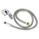 thumbnail image 1 of Shampoo Bowl Sprayer Head Hose Kit Salon Barber Shop Facilities 120cm Electroplating Tube L Blue Pressurizing Nozzle, 1 of 5