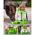 thumbnail image 3 of Botella de agua para perros SwSun Sun Dog 2 en 1, 2,3 L, verde, 3 of 9