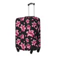 thumbnail image 2 of Wukai Lilies Flowers Elastic Luggage Cover: Personalized Protection for Your Suitcase - Fits 19~29-inch, Washable & Durable Travel Companion-Medium, 2 of 8