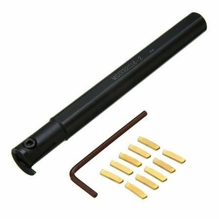 

10 PCS MGMN200 Wrench MGIVR2016-2 Lathe Grooving Cut Off Tool Holder Boring Bar
