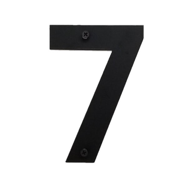 photo 6 Inch House Numbers Black bookishbunny 6 inch black numbers iron metal home business house street address