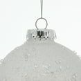 thumbnail image 3 of Vickerman 4" White Ice Ball Ornament, 6 per Bag, 3 of 6