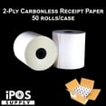 thumbnail image 5 of 2-Ply Carbonless Receipt Paper Rolls White / Canary, 5 of 5