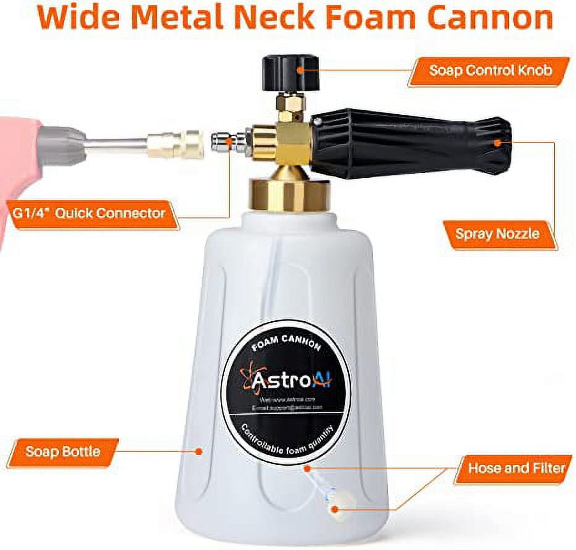 Astro AI  Wide Neck Foam Cannon – Detailers Warehouse
