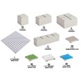 thumbnail image 2 of Monster Adventure Terrain - Juego de construcción con núcleo pintado de 173 piezas con placa base - Constructor de mundos de mesa 3D totalmente modular y apilable compatible con Dnd Dungeons Dragons, 2 of 5