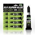 thumbnail image 1 of czcpp-Super Glue Gel for Plastic, Metal, Glass, Ceramic, Wood, Rubber, Leather, 2900 PSI Strength All Purpose Single-Use Mini CA Adhesive for Small Household Repairs, Precision Bonding - 2 Pack, 1 of 4