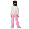 thumbnail image 6 of Saint Eve Kids Girls Fuzzy Pajama Pants, 2 Piece PJ Pant Set and Sleep Mask - Pink Teddy Bears, X-Small, 6 of 6