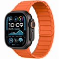 thumbnail image 1 of Chenchen Magnetic Link Solo Loop Sport Silicone Bands Compatible with Apple Watch Ultra 3/2/1 49mm, Series 11/10 46/42mm, 9/8/7 45/41mm, SE 6/5/4 44/40mm, 3/2/1 42/38mm for Women Men, 1 of 1
