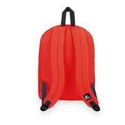 Everest 16.5 Classic Backpack, Red All Ages, Unisex 2045CR-RD, Carrier and Shoulder Book Bag for School, Work, Sports, and Travel