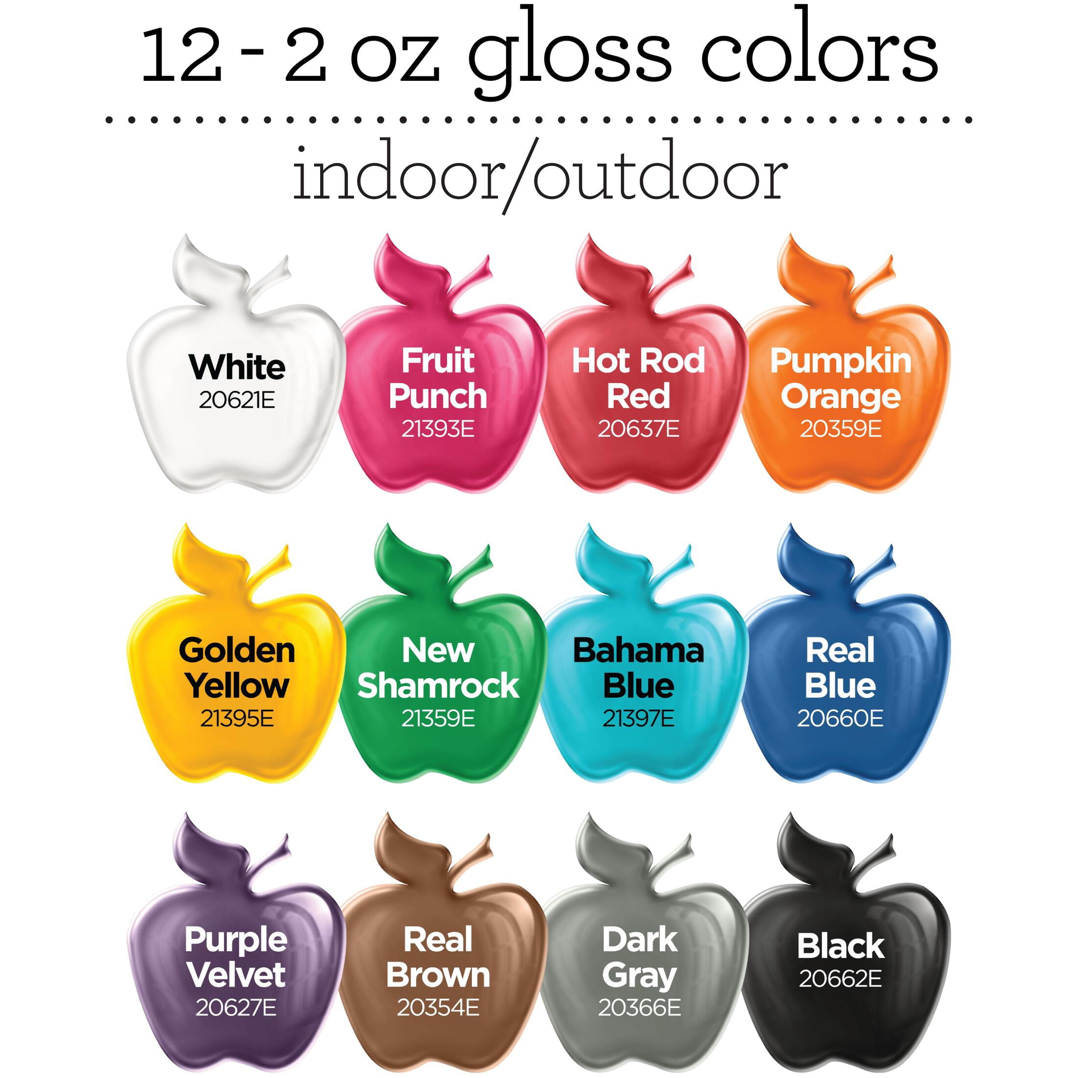 Apple Barrel Mega Acrylic Paint Kit, 48 Piece Set