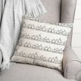 thumbnail image 3 of Creative Products House Pattern 18 x 18 Spun Poly Pillow, 3 of 3